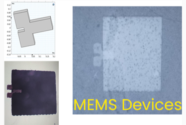 MEMS device fabricated by IITM INUP user